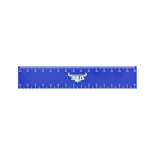 15cm Budget Ruler - Royal Blue